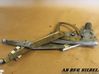 Front window lifting mechanism without motor 