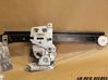 Rear door window regulator with motor 