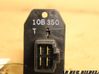 Heater blower motor/fan resistor 10B350