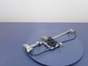 Front door window regulator with motor 