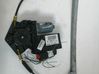 Front door window regulator with motor 990829101