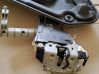 Rear door window regulator with motor 