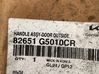Takaoven ulkokahva 82651G5010CR
