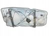 Front door window regulator with motor 