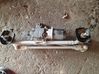 Front wiper linkage and motor 
