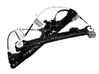 Front door window regulator with motor 7034351