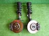 Front wheel hub spindle knuckle 
