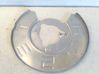 Rear brake disc plate dust cover 