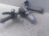 Steering wheel axle 