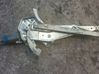 Front door window regulator with motor 