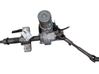 Steering wheel axle 