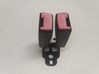 Middle seatbelt buckle (rear) 