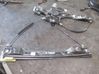 Front door window regulator with motor 13406673
