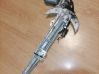 Rear door window regulator with motor 