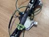 Front door window regulator with motor 