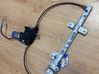 Rear door window regulator with motor 190483000