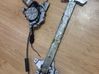 Rear door window regulator with motor 