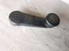 Rear door window winding handle 