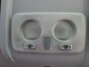 Headlining lighting console trim 