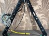 Front door window regulator with motor 8196037