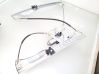 Front door window regulator with motor 8200291147