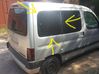 Rear side window AS2