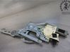 Front door window regulator with motor 93171821