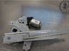Rear door window regulator with motor 827009U00B