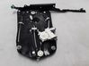 Rear window lifting mechanism without motor 