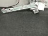 Rear window lifting mechanism without motor 