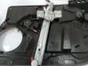 Front window lifting mechanism without motor 