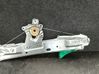 Rear window lifting mechanism without motor 