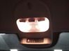 Headlining lighting console trim 