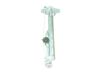 Rear window lifting mechanism without motor 