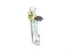 Rear window lifting mechanism without motor 