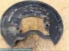 Rear brake disc plate dust cover 1K0615611N