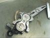 Front door window regulator with motor 6981002450
