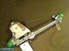 Rear door window regulator with motor 5333422