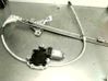 Front door window regulator with motor 