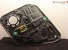 Rear door window regulator with motor 31276217