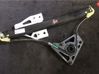 Front window lifting mechanism without motor 8X4839461A