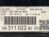Speedometer (instrument cluster) 9831102280