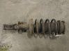 Front shock absorber with coil spring 