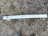 Rear bumper support beam 