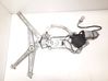 Front door window regulator with motor 