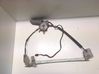 Front door window regulator with motor 443837398B