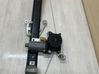 Rear door window regulator with motor 119970XXX