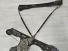 Front door window regulator with motor 6927027