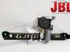 Rear door window regulator with motor 31253720