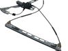 Front door window regulator with motor 9222F8